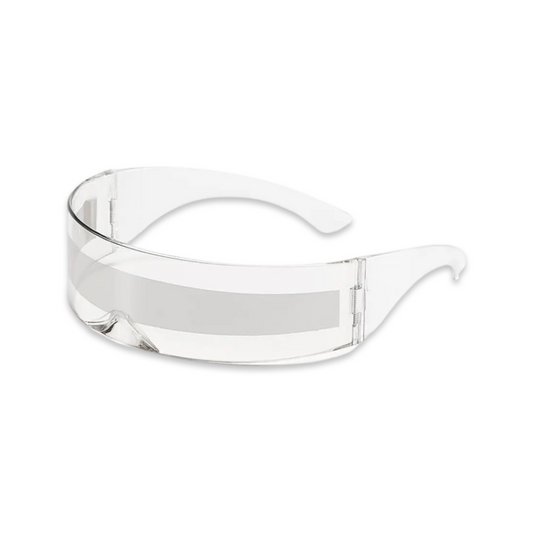 Sunglasses - Futuristic shield, Clear
