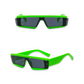 Sunglasses - Futuristic Neon Glasses, Green