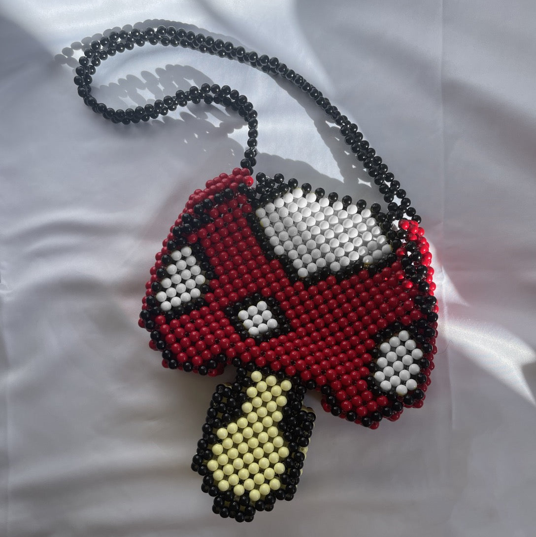 Mushroom Bead Bag | Statement Mushroom Bag