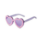 Sunglasses - Heart shaped daisy colour therapy glasses, Lilac