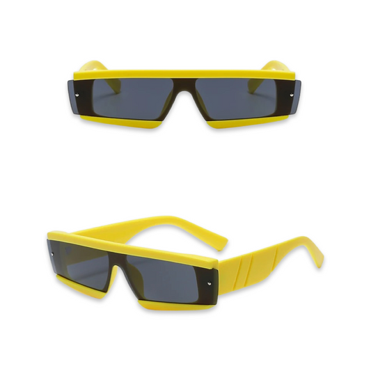 Sunglasses - Futuristic Neon Glasses, Yellow