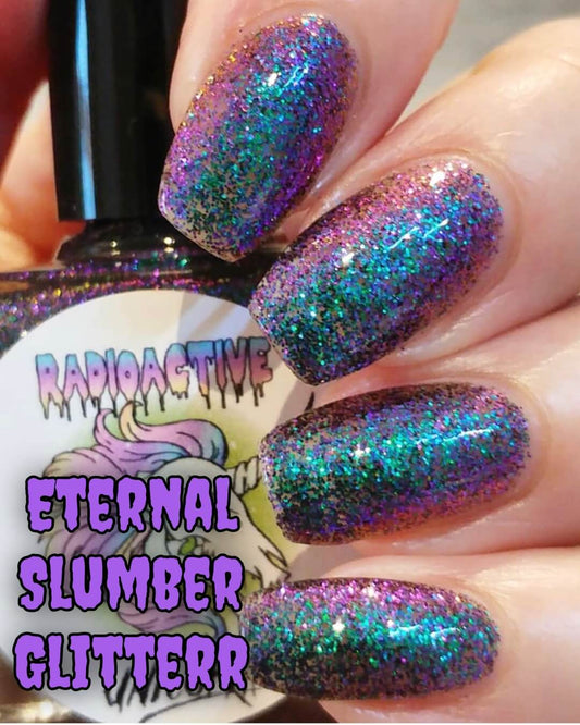 Radioactive Unicorn Eternal Slumber Multi-Coloured Glitter Nail Polish