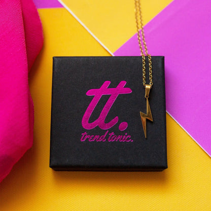 Lightning Bolt Necklace | Statement Jewellery