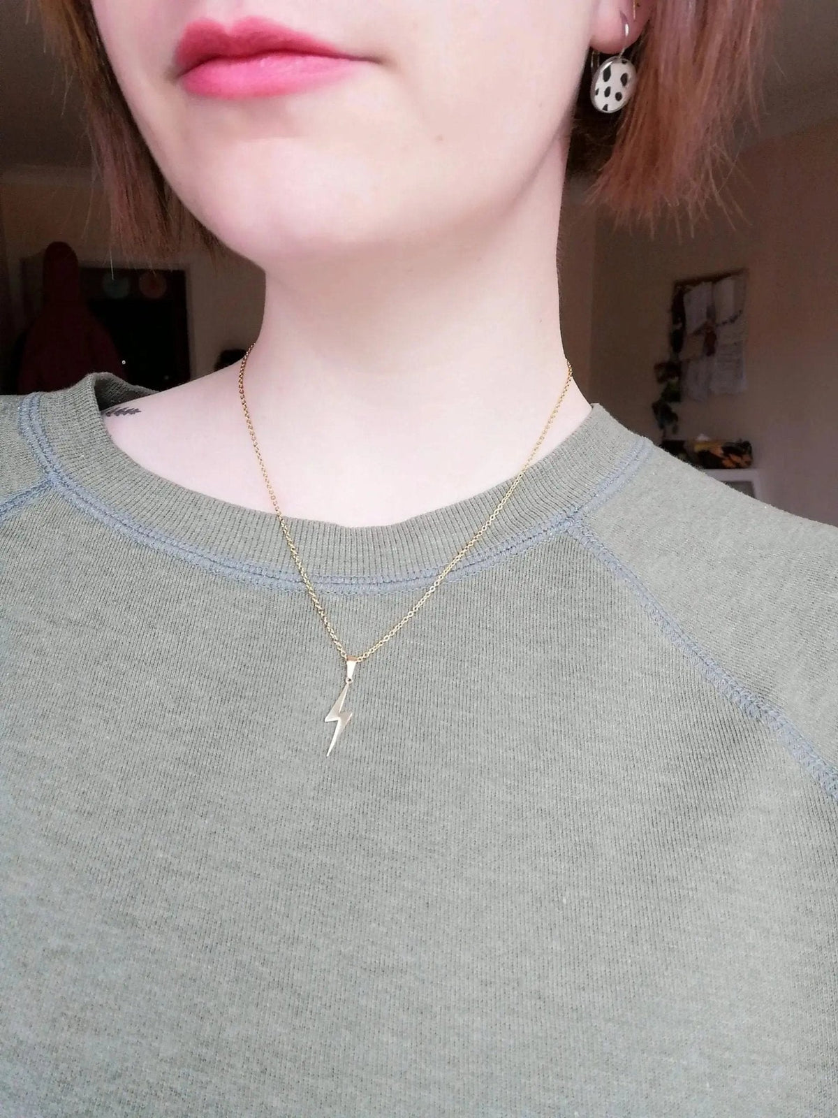 Lightning Bolt Necklace | Statement Jewellery