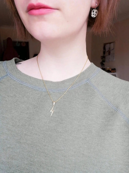 Lightning Bolt Necklace | Statement Jewellery