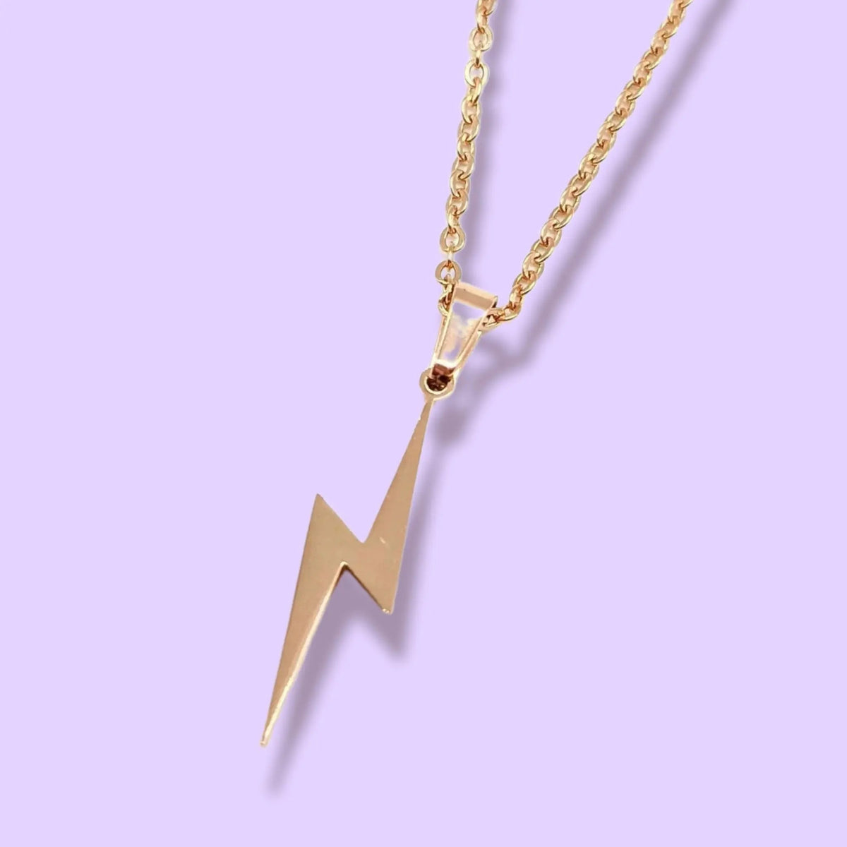 Lightning Bolt Necklace | Statement Jewellery