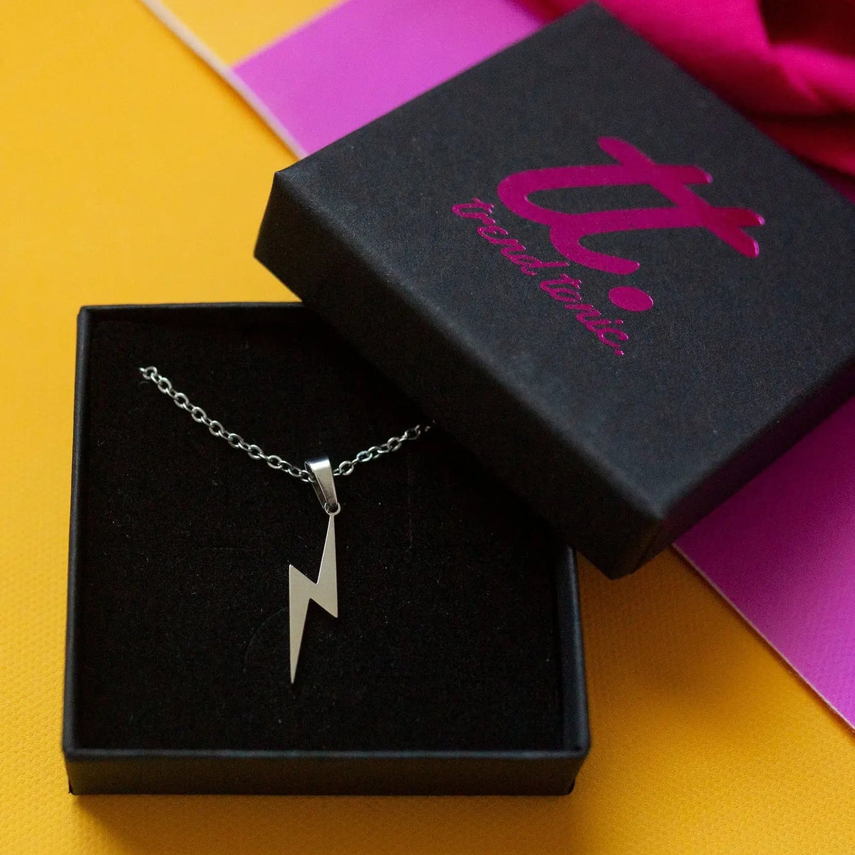 Lightning Bolt Necklace | Statement Jewellery