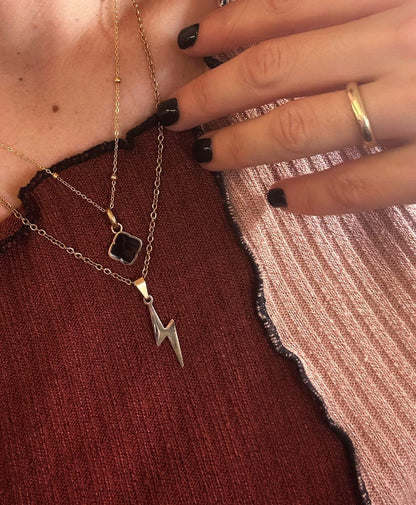 Lightning Bolt Necklace | Statement Jewellery