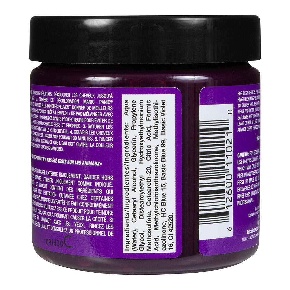 Manic Panic Plum Passion Semi-Permanent Hair Dye | Deep Purple