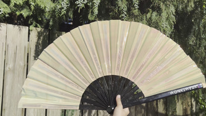 Pearlescent Iridescent XL Festival Fan