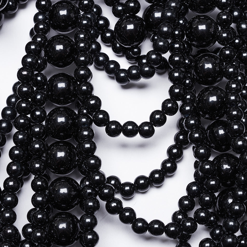 Black Beaded Rave Body Harness | Punk Rave