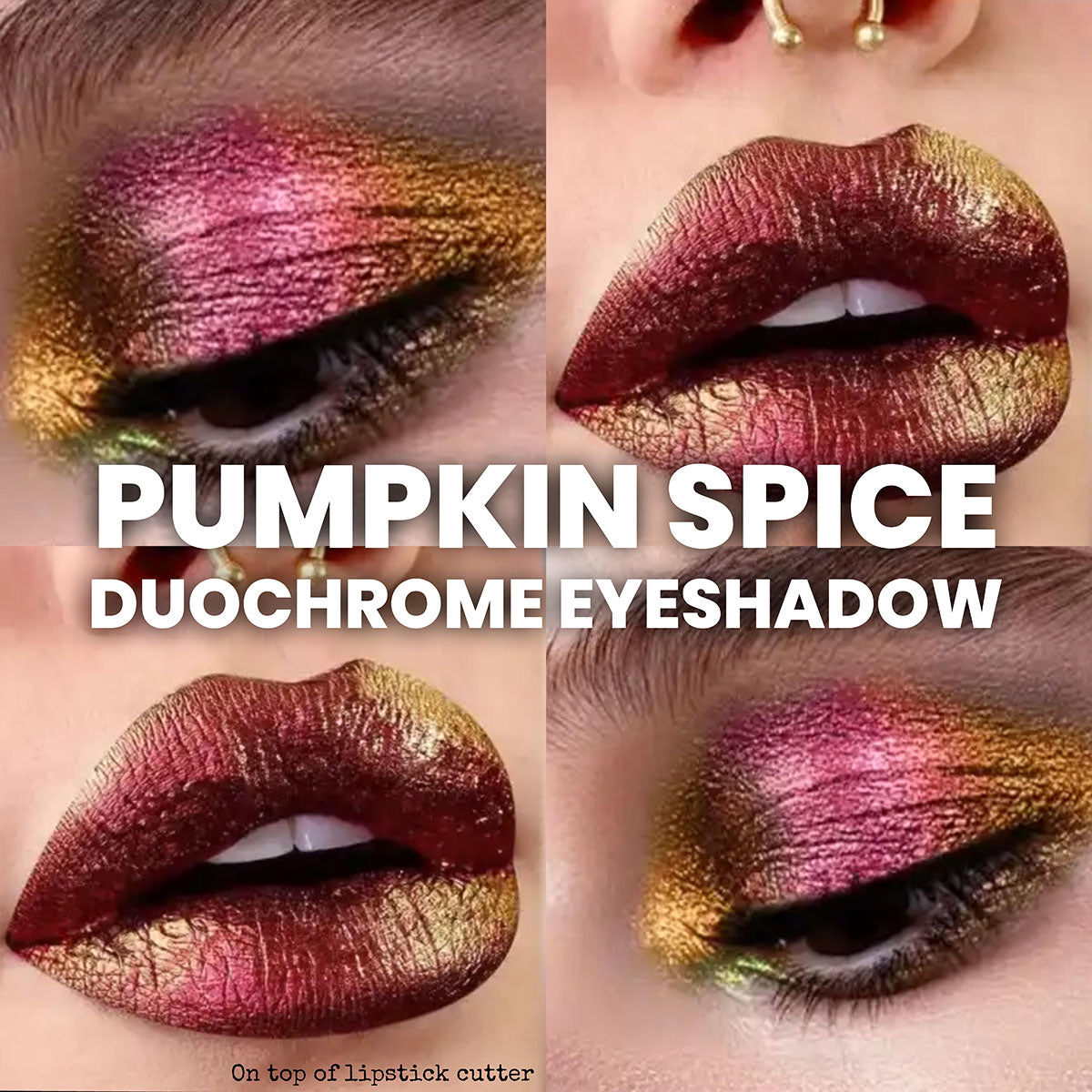 Radioactive Unicorn Pumpkin Spice Duochrome Liquid Eyeshadow & Lip Colour