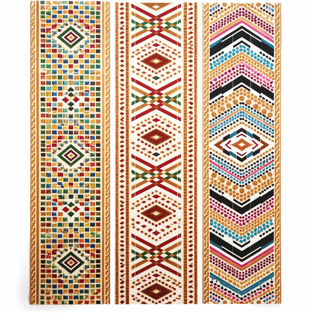 Vipassana temporary tattoos metallic gold and multicolour for mindful festival face and body art