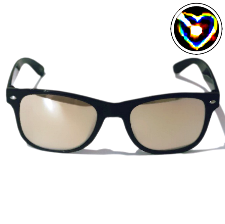 Diffraction Glasses - Lovestruck, Heart Effect (White)-Accessories-WonkiWear