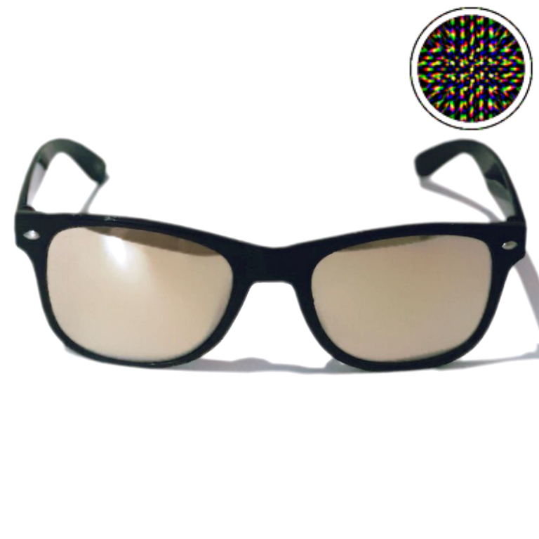 Diffraction Glasses - Supernova, Mindbending Effect (Black)-Accessories-WonkiWear