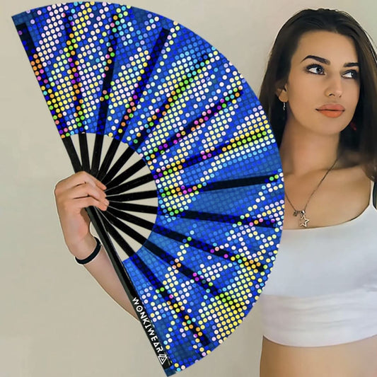 XL Festival Fan - UV Reactive, Microdots