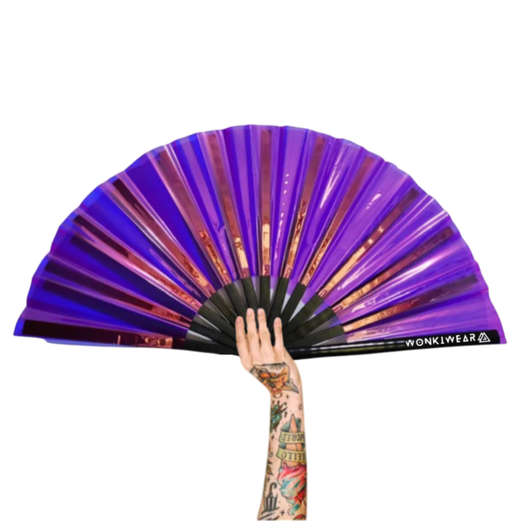 XL Festival Fan - Iridescent, Party Purple