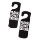 Earrings - Oversized please do not disturb sign studs