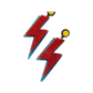 Earrings - Oversized lightning drops