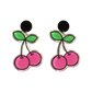 Earrings - Cherry drop