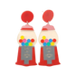 Earrings - Oversized gumball machine drops