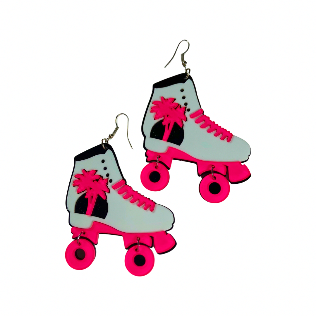 Earrings - Rollerskate drop