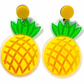 Earrings - Oversized pineapple drops