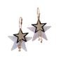 Earrings - Multi glitter star drops