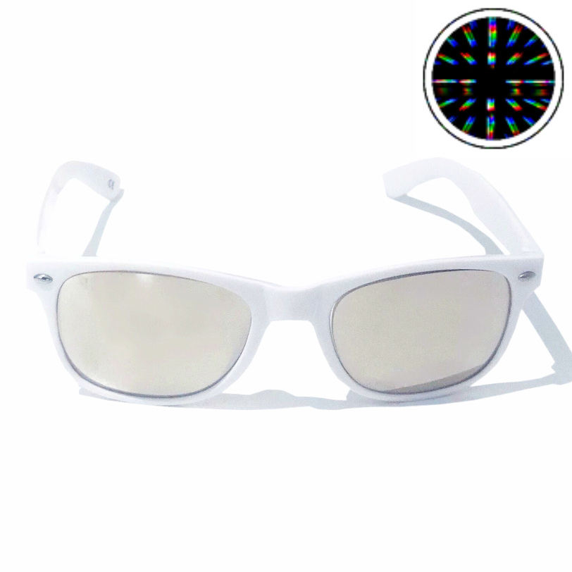 Diffraction Glasses - Cosmic, Starburst Effect (Black)-Accessories-WonkiWear